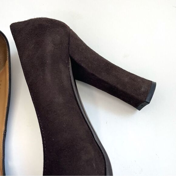Casadei Brown Suede Pumps Sz 6 - Picture 14 of 16